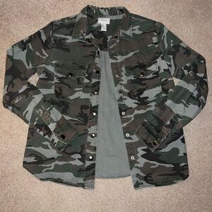 Forever 21 Camo Lightweight Jacket